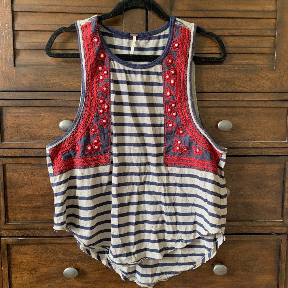 Boho Free People Muscle Tank